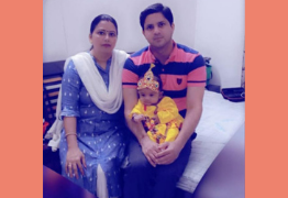 Promila & Giriraj with Baby Boy